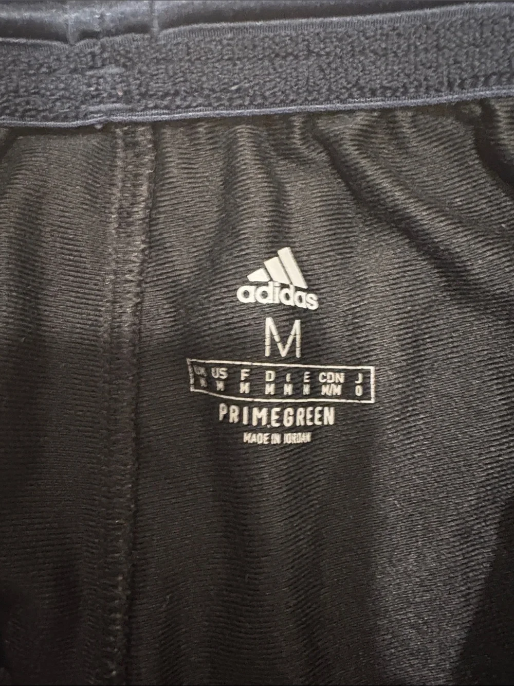 adidas Black Joggers with Dark Gray Side Stripes